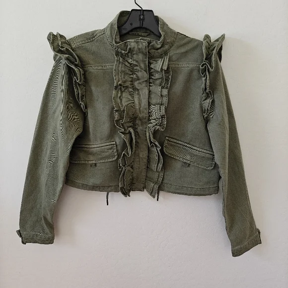 LOVESHACKFANCY GAP JACKET - Picture 1 of 8